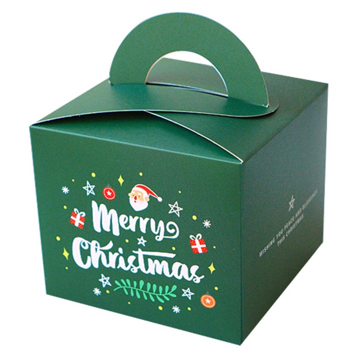 크리스마스 손잡이 답례품 미니 포장 상자