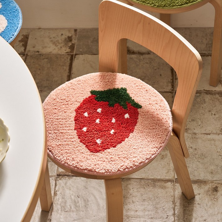 모던하우스 L 터프팅 미니러그 겸 방석