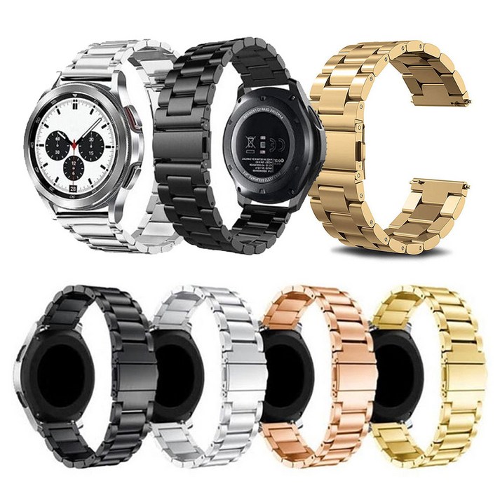 원터치 갤럭시 워치 메탈 스트랩 호환 전기종 갤럭시 워치 5 프로 스트랩 갤럭시 워치 4 클래식 스트랩 갤럭시 워치 액티브2 스트랩 갤럭시워치5줄 갤럭시워치4줄 갤럭시워치5프로줄