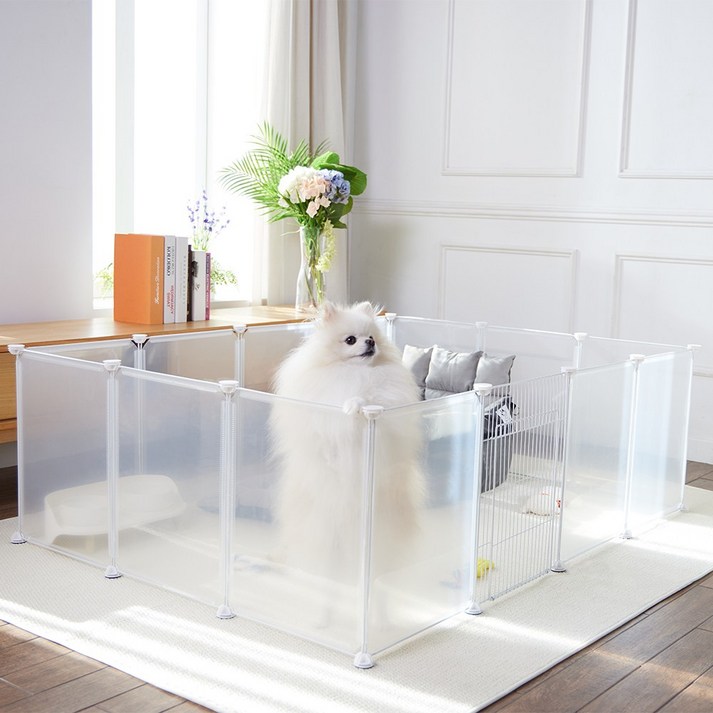 온누안 반려동물 강아지 보호 울타리 펜스 13p + 안전문 1p