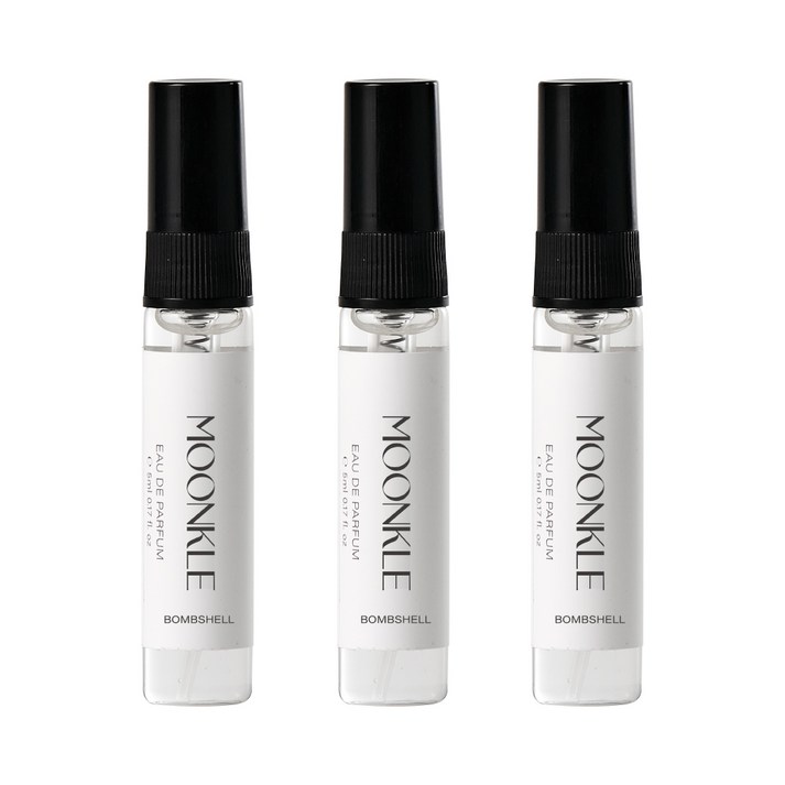 뭉클 밤쉘 니치향수 미니어처, 3개, 5ml