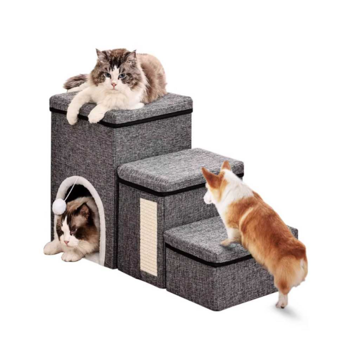 오케어 강아지 고양이 계단 고양이 숨숨집 반려동물 펫스텝 하우스