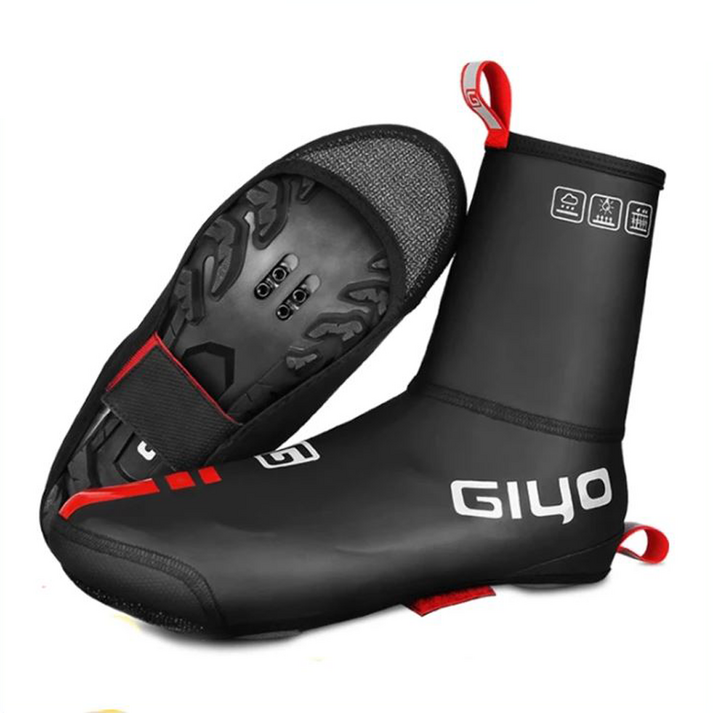 GIYO GUXT-02 자전거 오토바이 ROAD MTB 겨울 방한 슈즈 신발 커버, 두꺼움-M 20230119