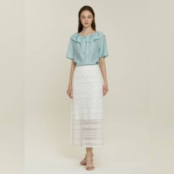 잇미샤 러플 카라 블라우스 ITP6WBL870 634890