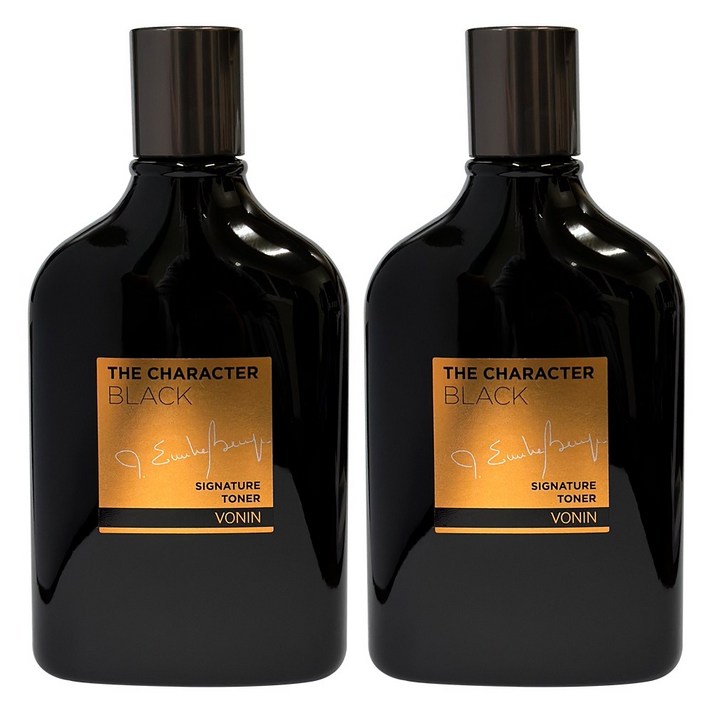 2개)보닌 더 캐릭터 블랙 시그니처 토너140ml, 2개, 0.14l
