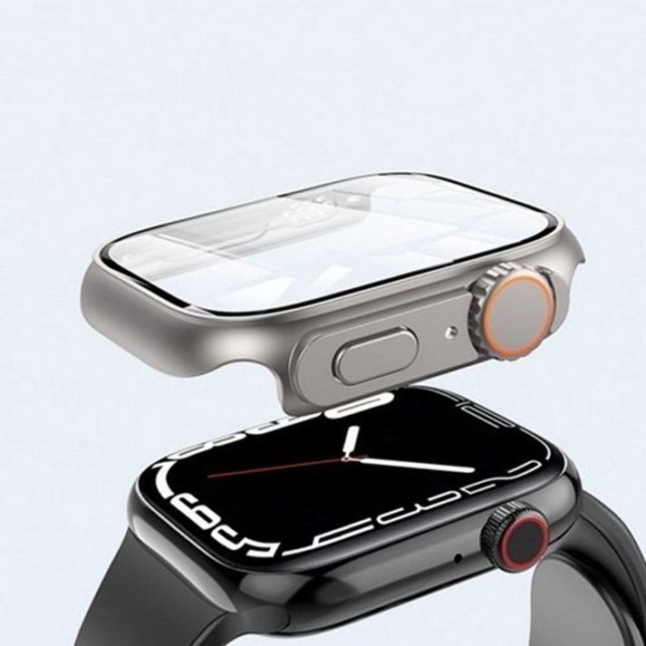애플워치 울트라 모양 강화유리 케이스 커버