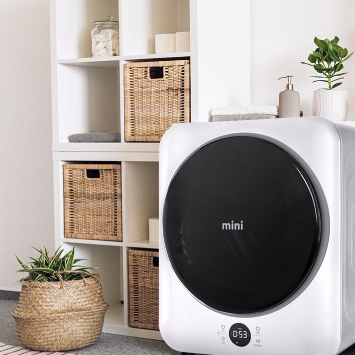 3kg 터치 미니건조기 99.9 살균 터치 아기옷 손상 방지 의류 EWR03SGWA, EWR03SGWA, 코튼화이트