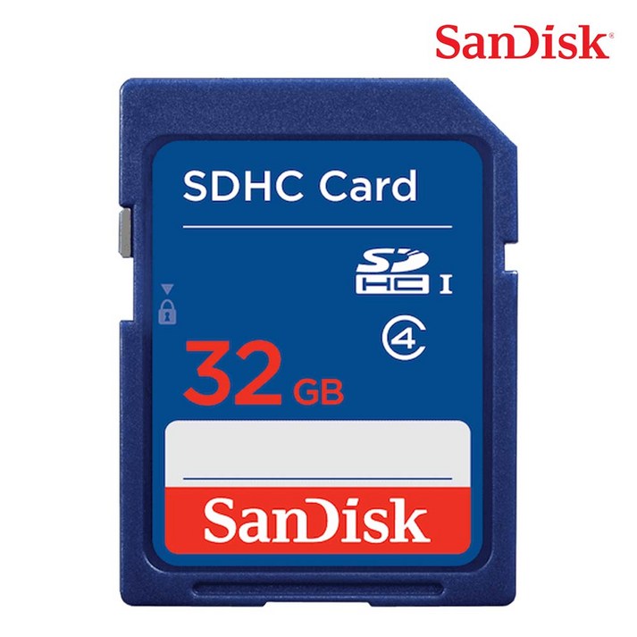 샌디스크 스탠다드 SD 메모리카드 클래스4