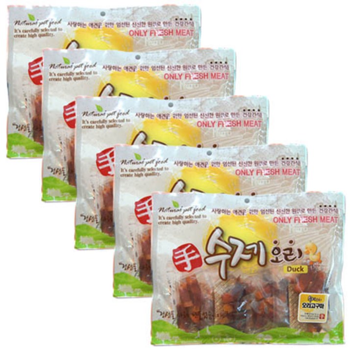 수제 강아지 건조간식, 혼합맛오리고구마, 150g, 5개