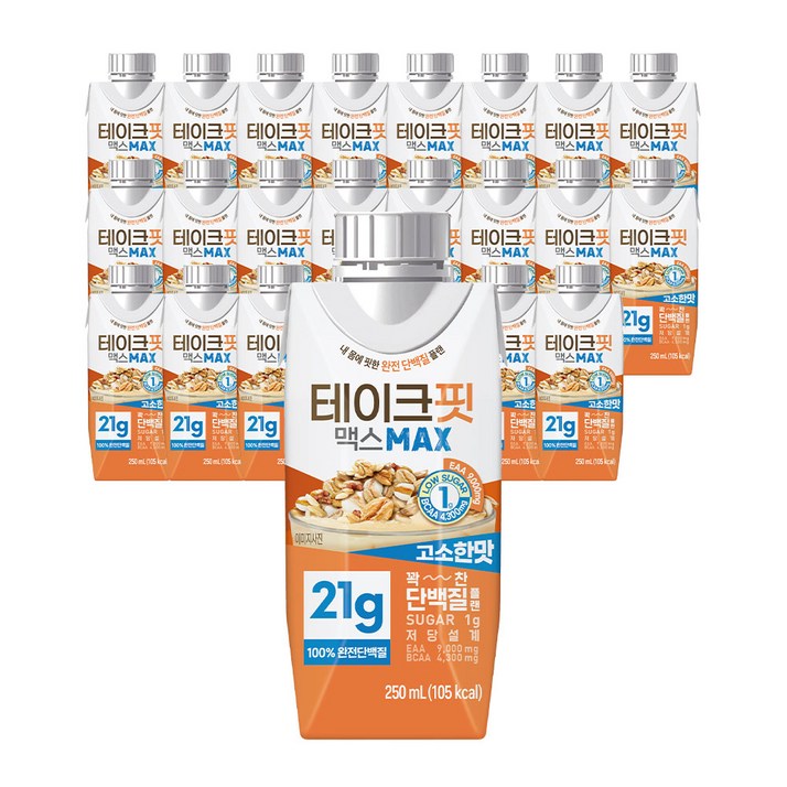 테이크핏 맥스 고소한맛 드링크믹스 RTD, 250ml, 24개