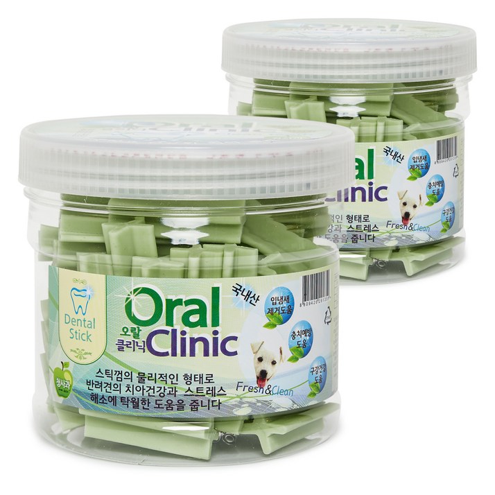오랄클리닉 반려동물 치석제거용 덴탈껌 300g