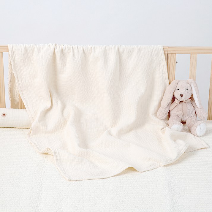 아이레빗 유아용 3중 순면 사계절 엠보싱 블랭킷