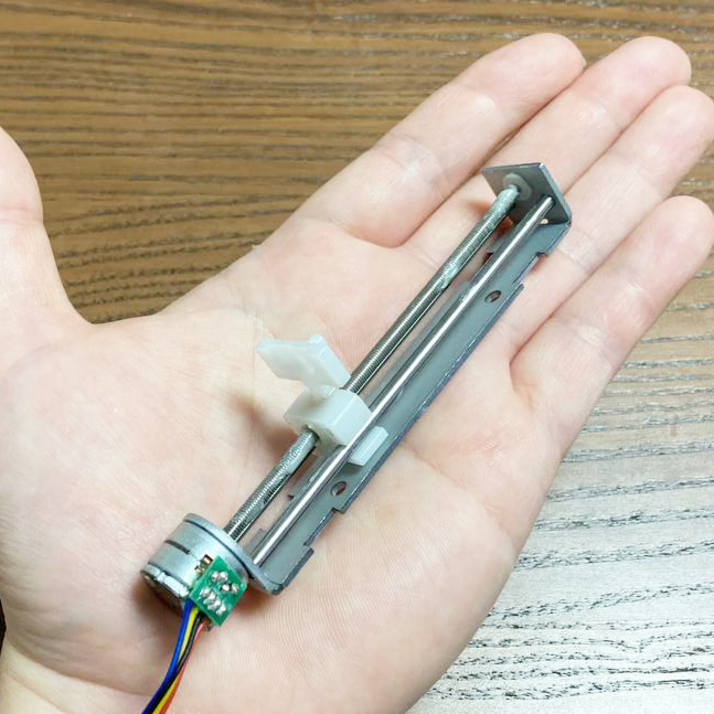 SM1504 소형 액추에이터 미니 스테퍼 모터 12V 80mm, 10개, 본품(배터리없음)