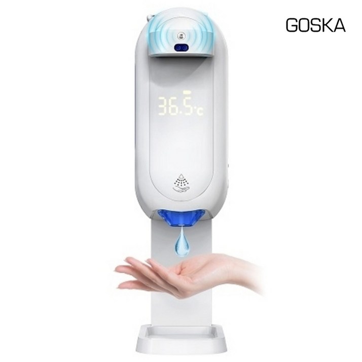 비접촉 음성안내 온도측정 자동 손소독기 발열체크기 디스펜서 GOSKA L5 PLUS