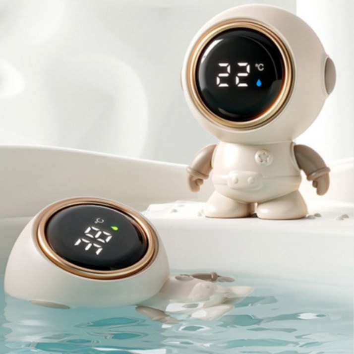 알로베베 아기 유아 목욕 물 온도측정 우주인 탕온도계