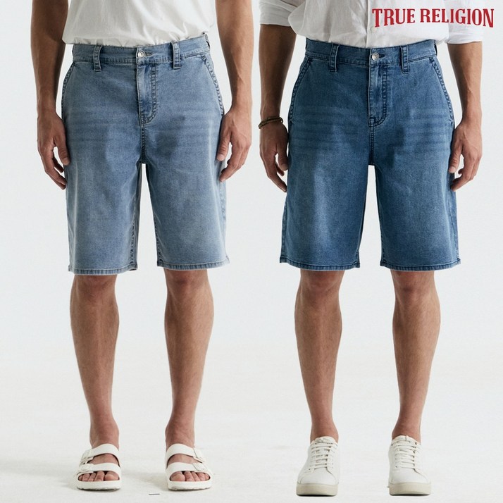 트루릴리전 25SS 남성 SUMMER 쿨맥스 하프 데님 2종세트