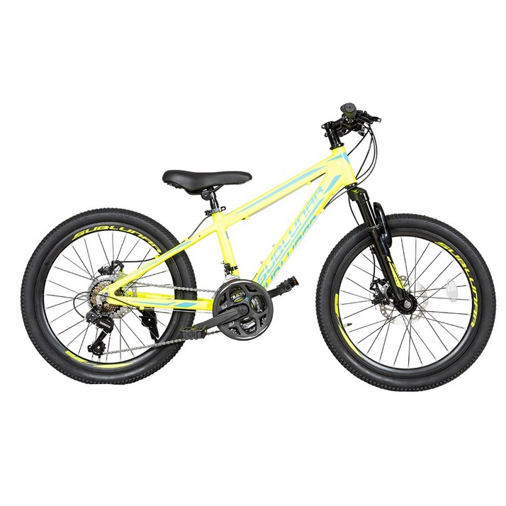 서브루나 220D 알루미늄 21단 MTB 자전거, 네온라임 서브루나 220D 알루미늄 21단 MTB 자전거, 네온라임