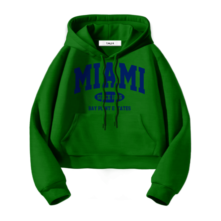 토르소 TSF 마이애미 1896 세미오버핏 크롭 후드티