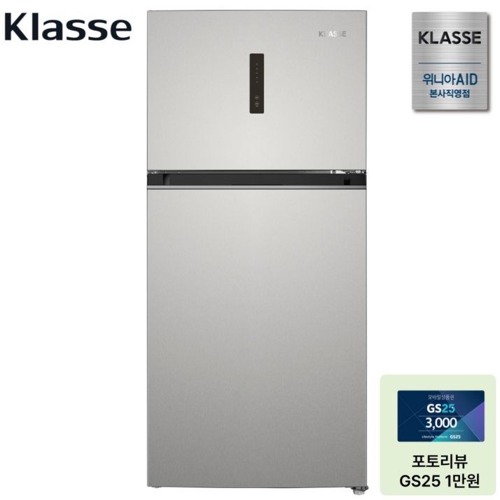 KLASSE 일반 냉장고 515L RBA951SS5MT(AK) 본사물류 전국무료배송, RBA951SS5MT(AK)
