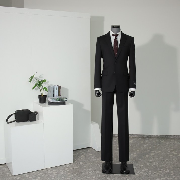 리버클래시 LLM11501BK [SMAL-FIT SUIT] 울 스판 싱글 슬림 정장 블랙