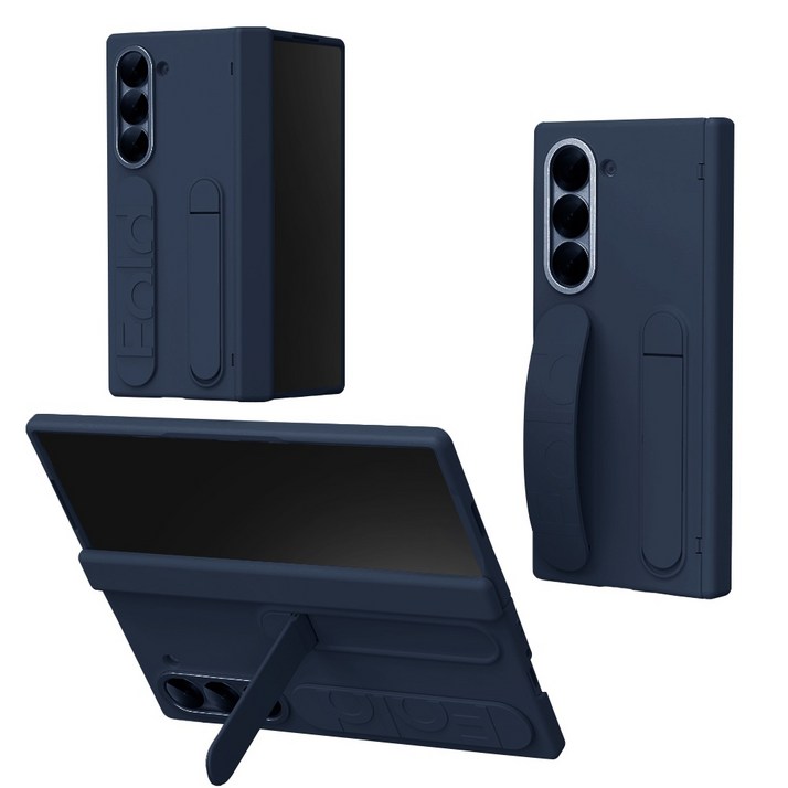 리네시 갤럭시 Z 폴드 힌지보호 풀커버 그립 스탠드 케이스