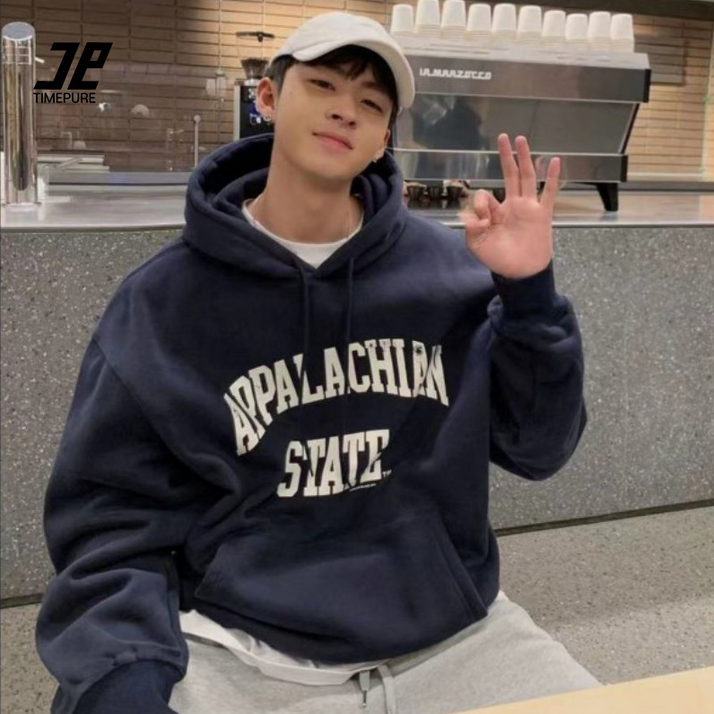 커플 순면 후드티 인스타 감성 후드티 가을 겨울 후드티 고퀄리티 후드티 레터링 프린트 후드티