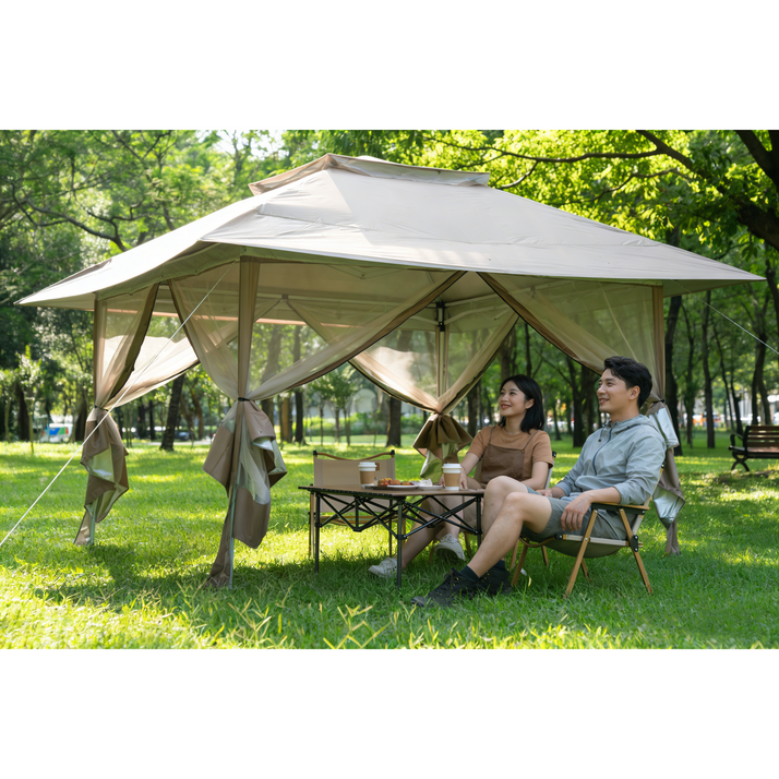 모기장 접이식 캐노피 야외 캠핑 천막 행사용 이동식 테라스 바람막이 학교 운동회