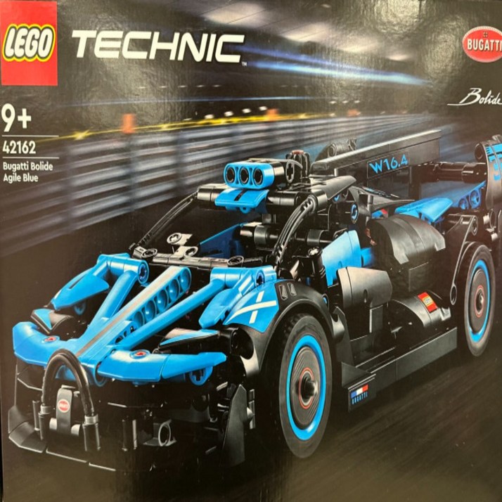 레고 테크닉 TECHNIC 부가티 볼리드 에자일 블루 42162