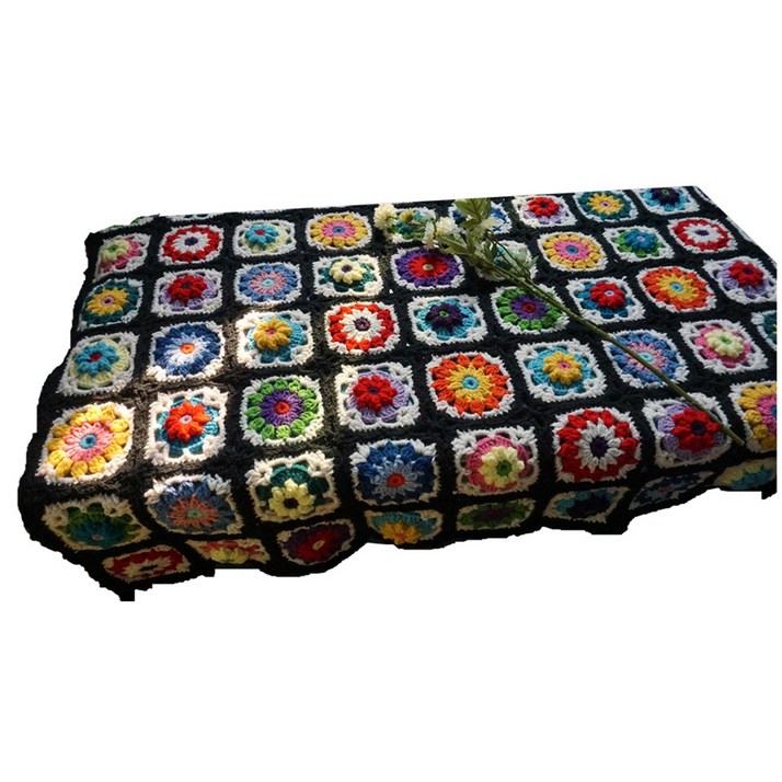 Hblanket 담요 수제 코바늘 손뜨개 소파 쇼파 커버 블랭킷 타월 여름 담요120X80