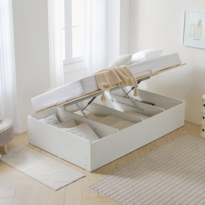 엘라 무헤드 리프트업 SS 400 E0등급 수납침대