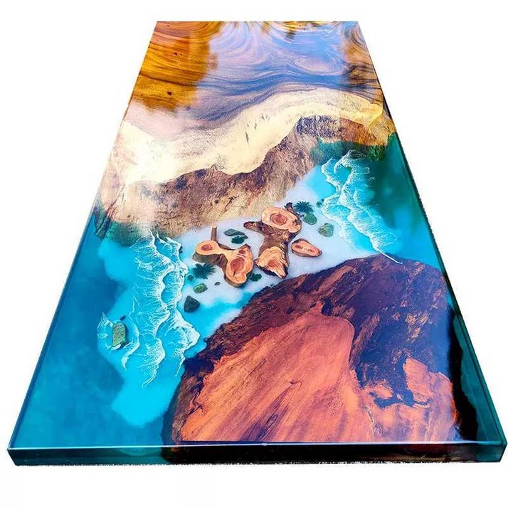 레진테이블 대형 원목 에폭시 우드레진 주문제작