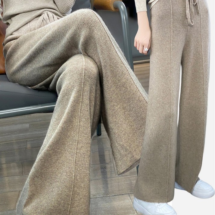 드마엘_여성 비엘라 울 니트 팬츠 (5color) 가을 간절기 데일리 니트 바지
