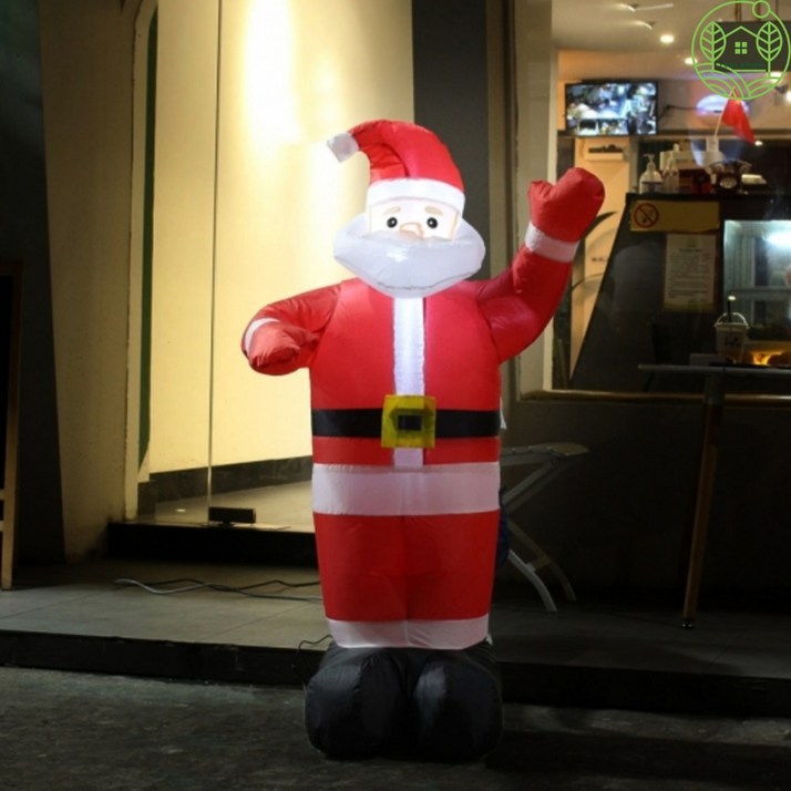 다프룸 LED 에어벌룬 대형 산타 130CM 산타장식