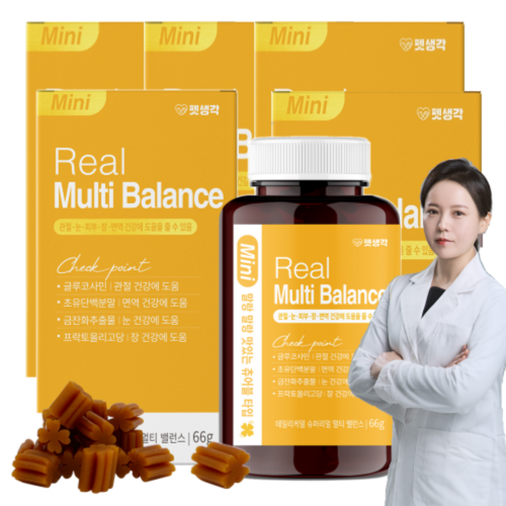 강아지 영양제 종합영양제 아기강아지 노령견 성장기 피부 관절 눈 간 면역 건강 올인원 멀티비타민 66g, 5개, 종합영양제 강아지 영양제 종합영양제 아기강아지 노령견 성장기 피부 관절 눈 간 면역 건강 올인원 멀티비타민 66g, 5개, 종합영양제