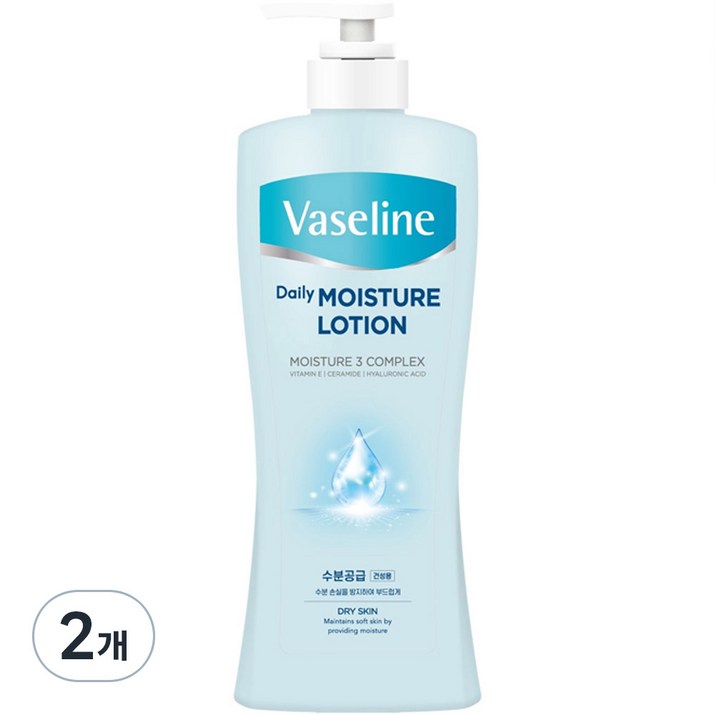 애경바세린 데일리 모이스처 바디로션, 450ml, 2개