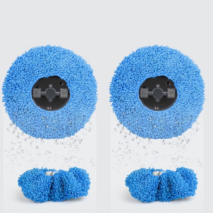 RUN Home 스마트 마른걸레 물걸레 로봇 청소기 대걸레 부속품, 블루블루