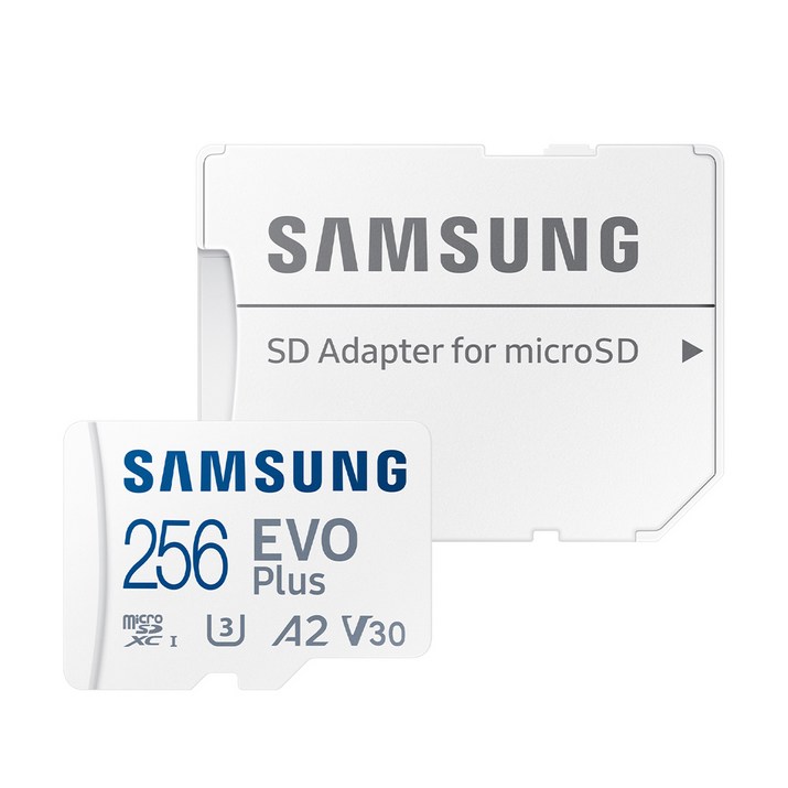 삼성sd카드256 삼성 공식인증 마이크로SD 메모리카드 EVO PLUS 256GB MB-MC256KA