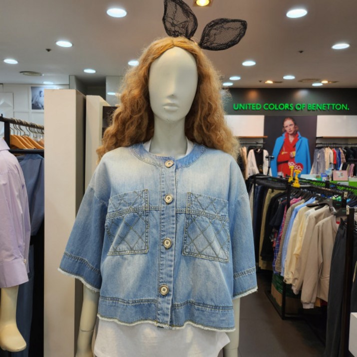 베네통 포캣데님점퍼(BAJP59231)