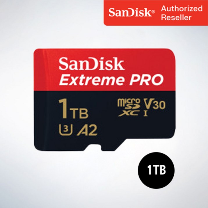 샌디스크익스트림프로 샌디스크 마이크로 SD 카드 SDXC Extreme Pro UHS-I 익스트림 프로 QXCD 1TB