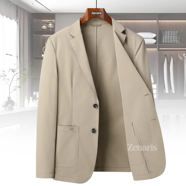 Zenaris 봄가을 남성 카라넥 캐주얼 정장자켓 춘추 얇은 아우터 재킷 신사복 상의