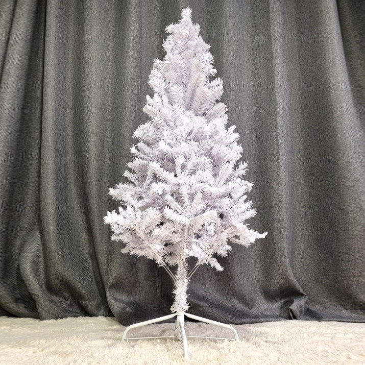 하얀 화이트 크리스마스트리 무장식 나무 1.2M 1.5M 1.8M - 쇼핑뉴스