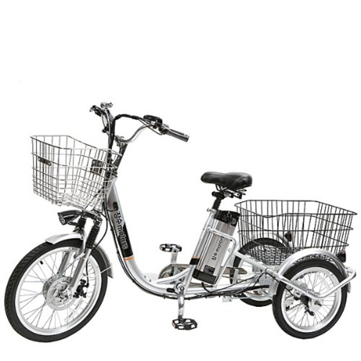KJ MOTORS 장수자전거 삼륜 전기 자전거 삼성셀 운동 스포츠 레저 건강 3륜 전동
