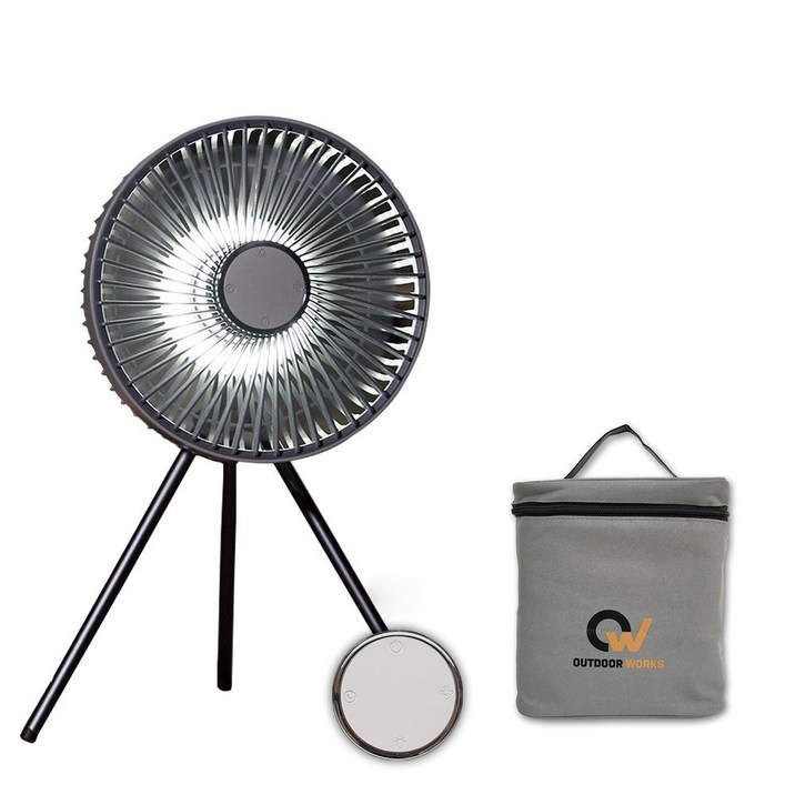아웃도어웍스 무선 야외용 서큘레이터 선풍기 + 전용파우치
