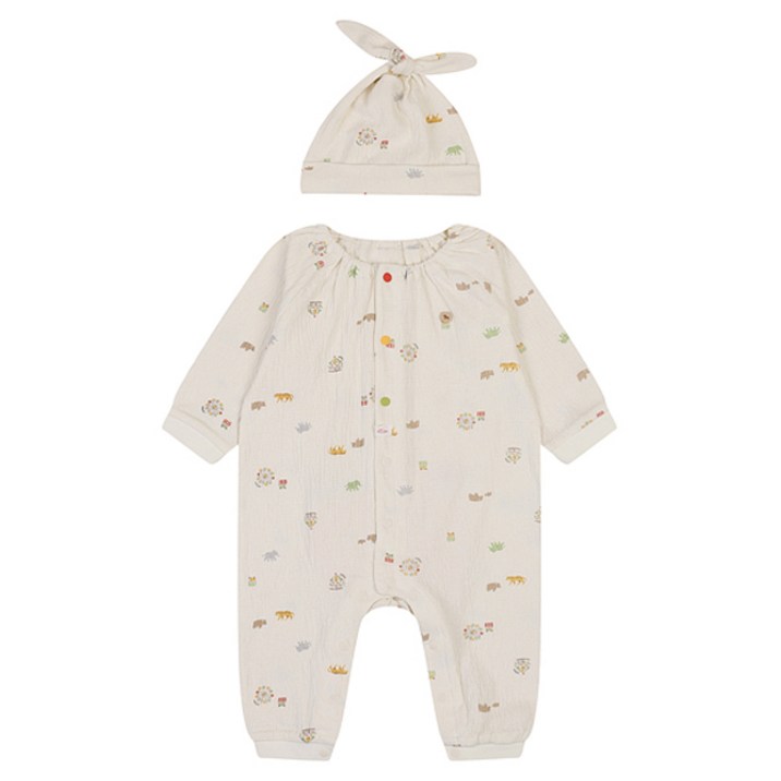 에뜨와 유아용 선물용 치프우주복모자 세트 + 쇼핑백