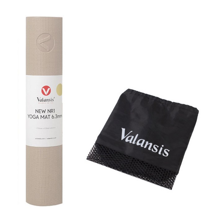 밸런시스 NEW NR1 매트 + 가방, 카라멜브라운, 1세트