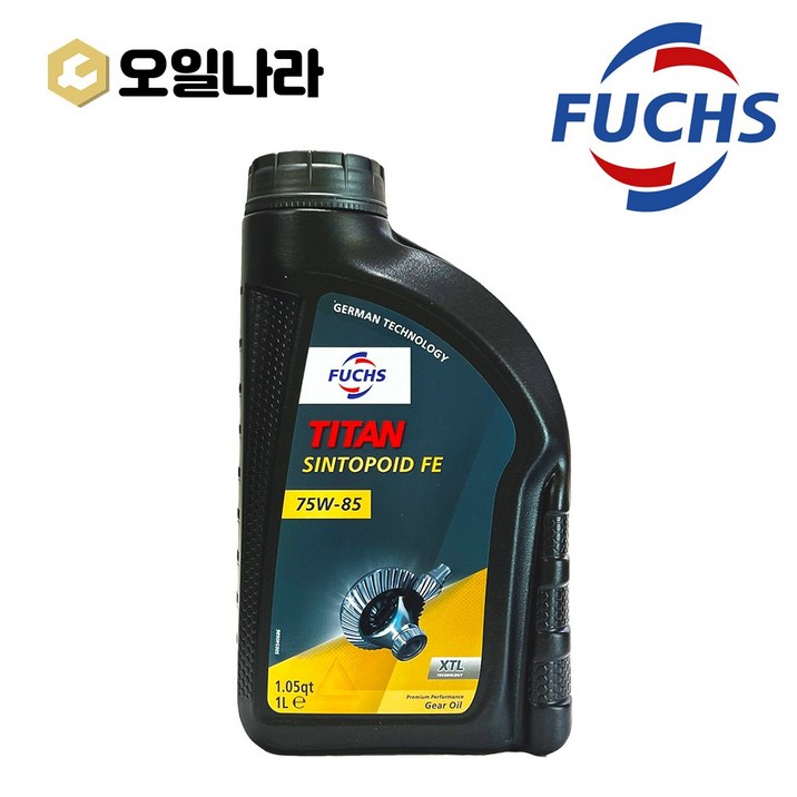 훅스 타이탄 SINTOPOID FE 75w 85 기어오일 1L / FUCHS, 1개, 단품
