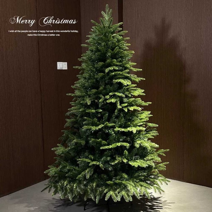 스피드꾹 180cm pe 혼합 고급 크리스마스트리 장식 용품 스커트 전나무 트리
