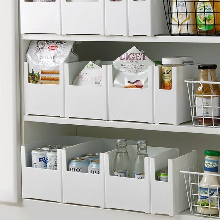 생활탐구 싱크대 수납장 냉장고 펜트리 수납 바구니 책상 문구 정리 바스켓