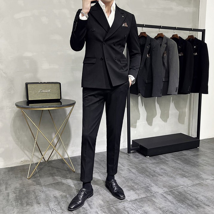 휠렉스 남성 정장 루즈핏 오피스룩 상하세트 Y1528