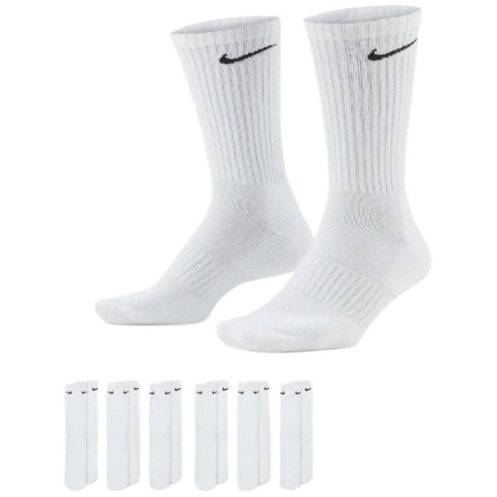 나이키 에브리데이 쿠션 트레이닝 크루 샥스 스포츠 장목 양말(2세트 6켤레)